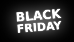 Free black friday minimalist vector
