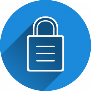 Free castle security locked vector